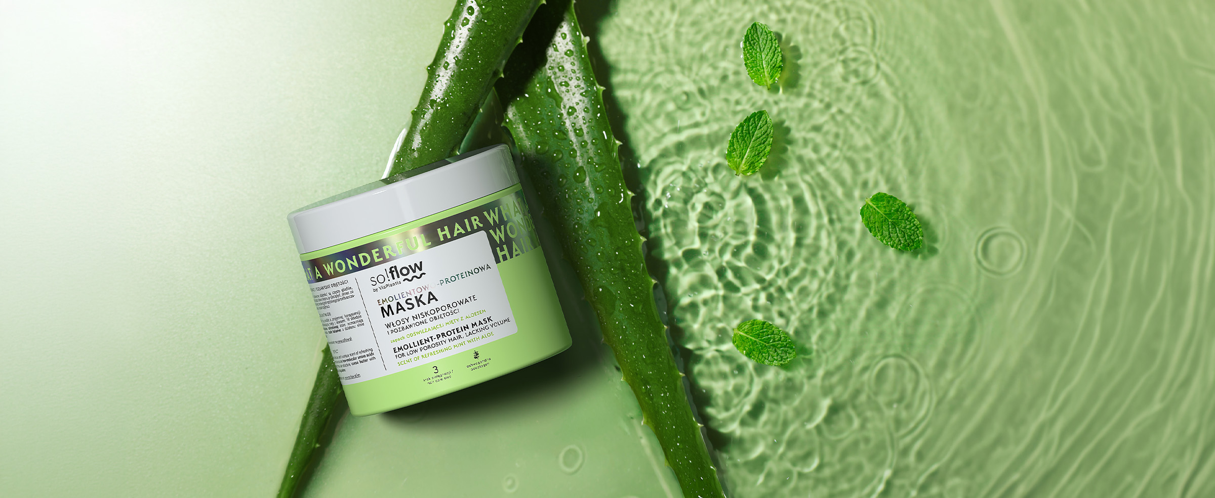 Emolientowo – proteinowa maska