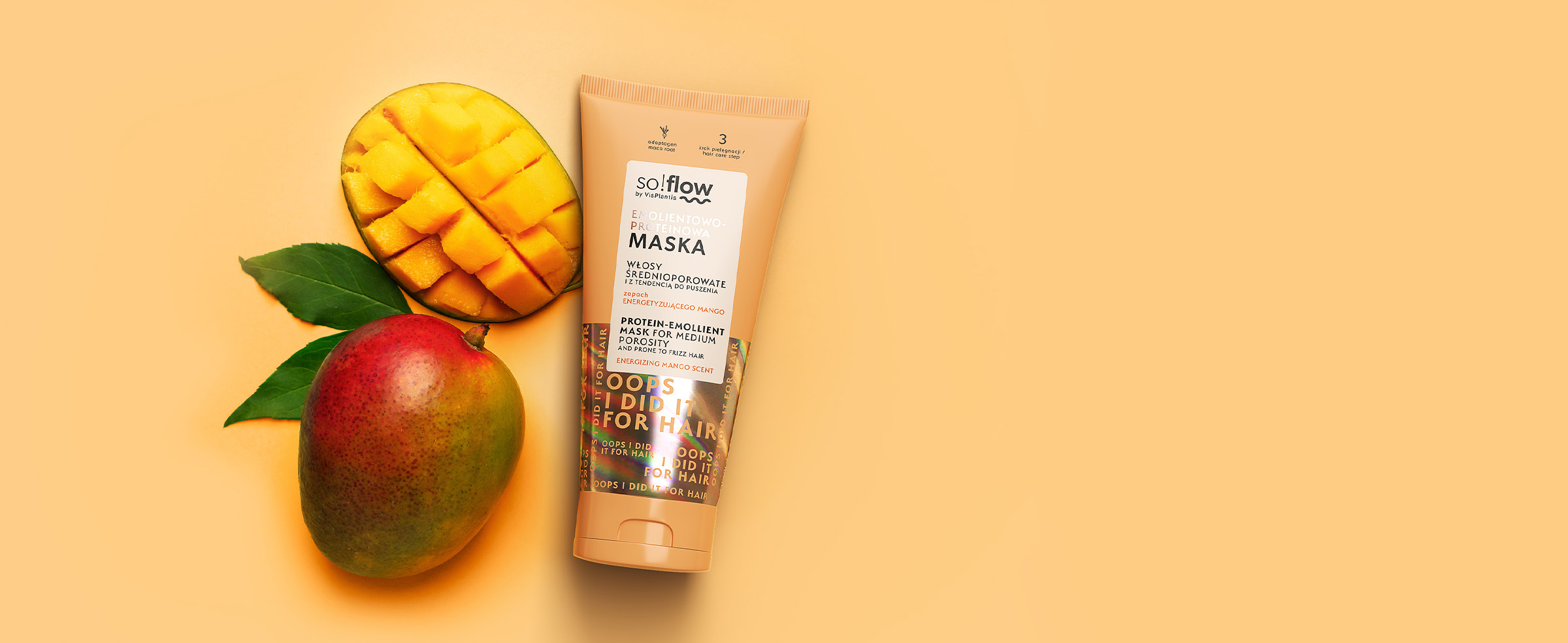 Emolientowo – proteinowa maska