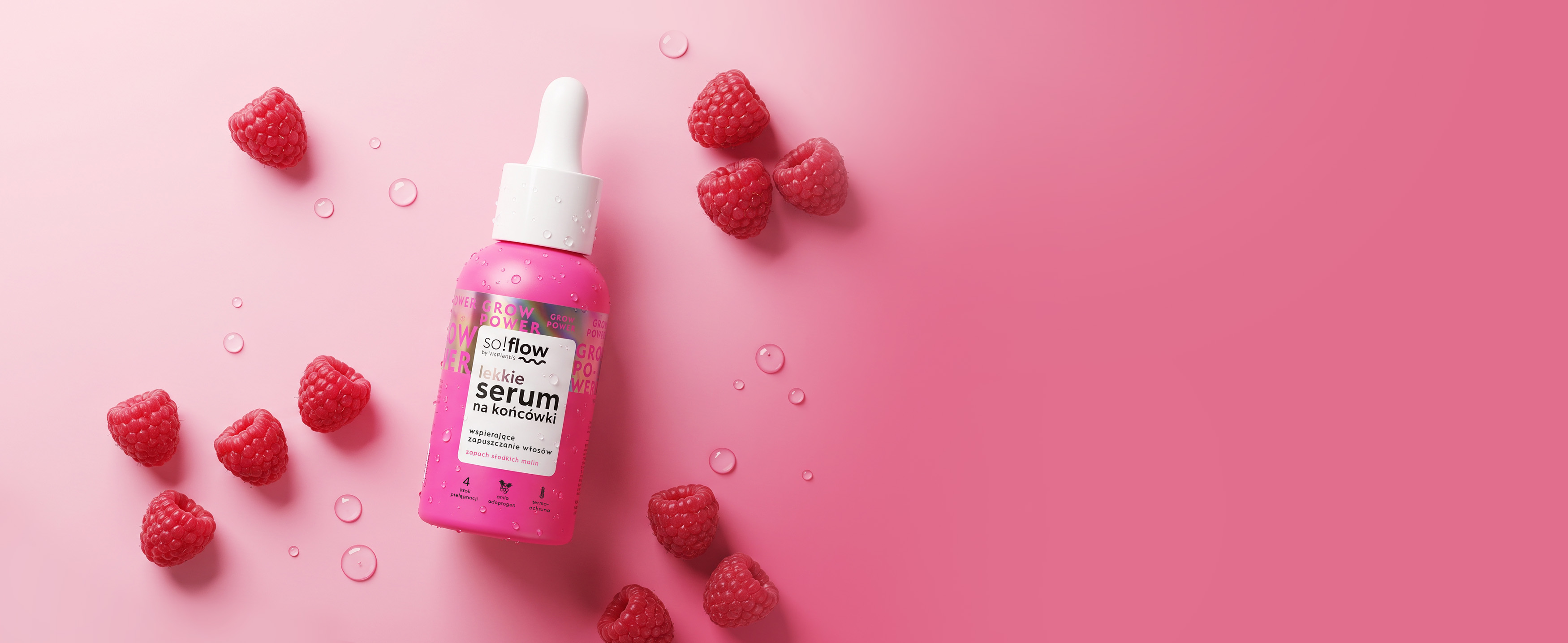 GROW POWER Lekkie serum na końcówki